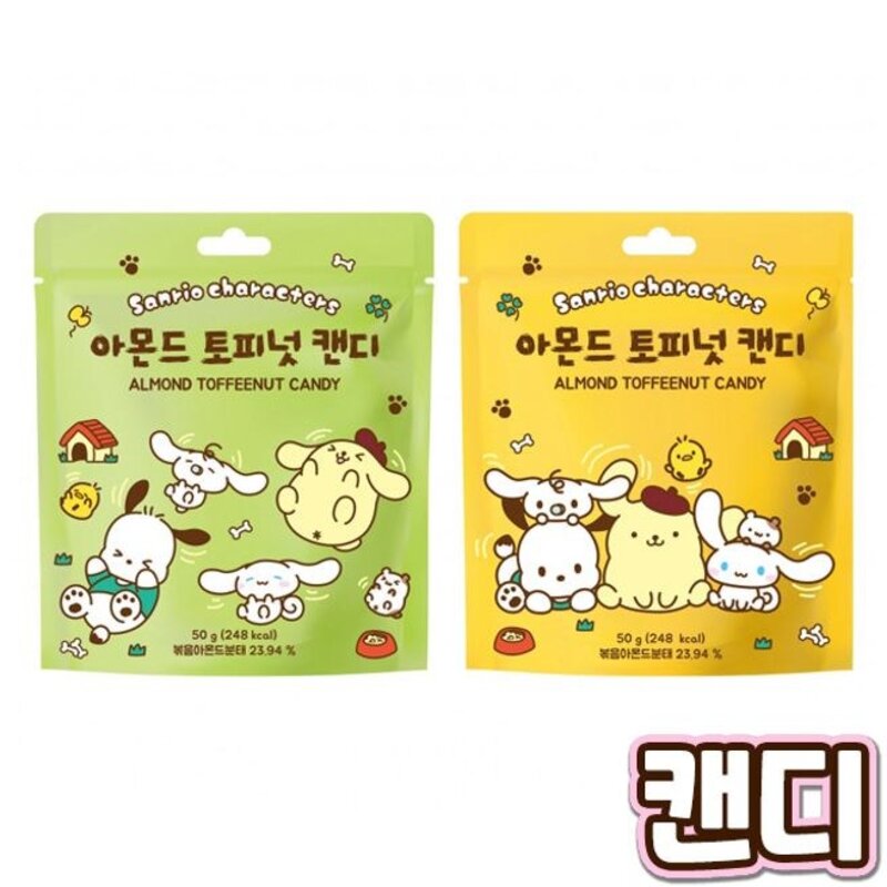 산리오 아몬드 토피넛 캔디, 50g