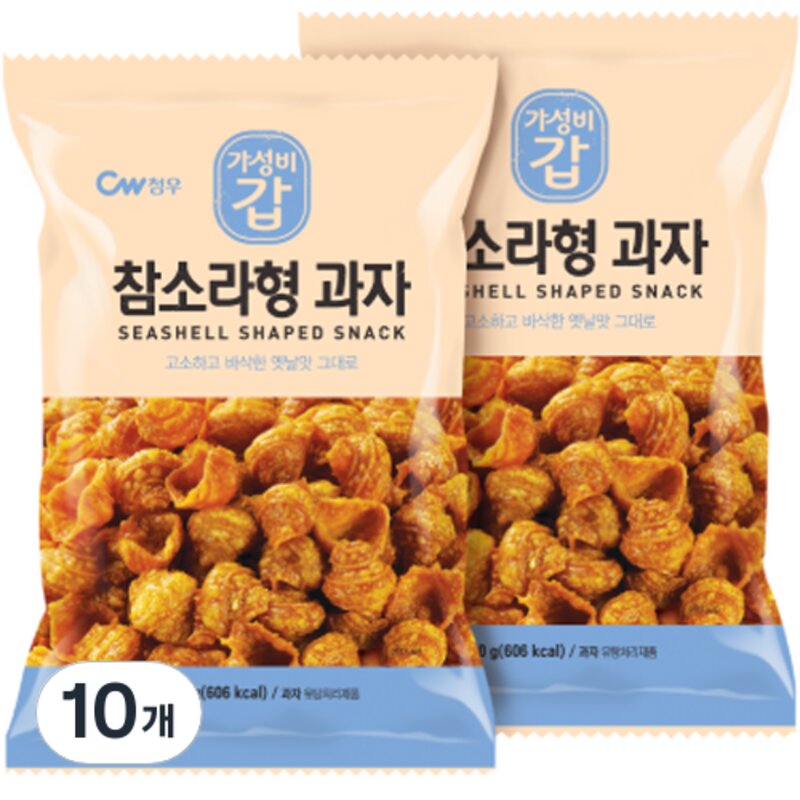 청우 참소라형 과자, 120g, 2개