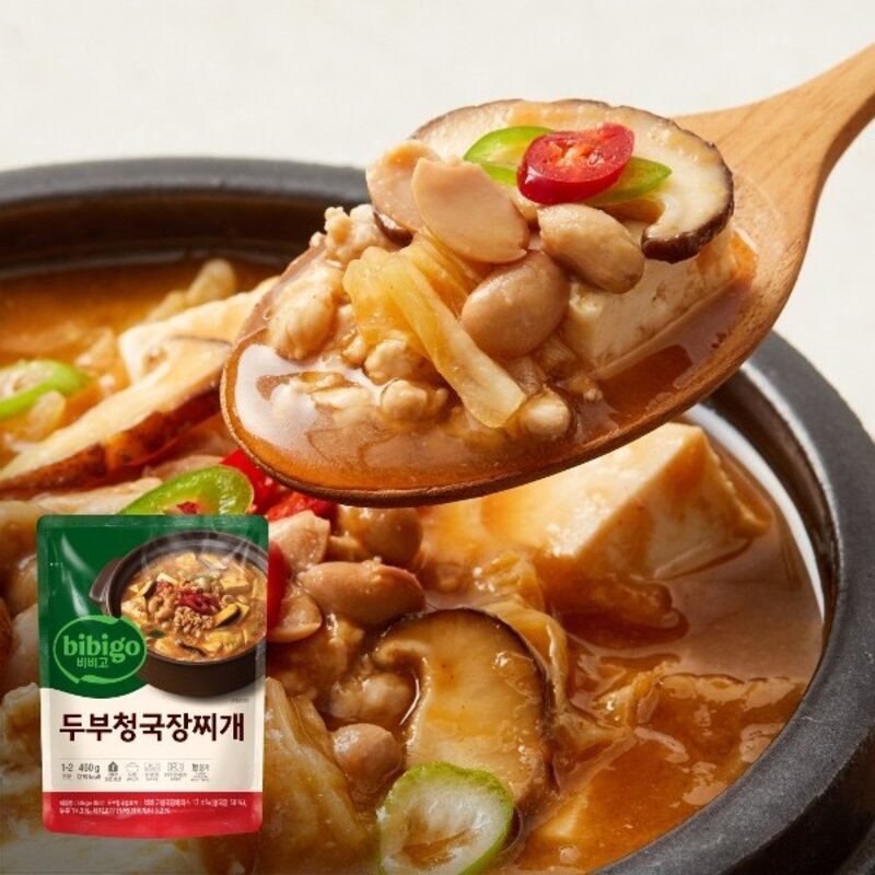 [CJ제일제당] 비비고 두부청국장찌개 460g x 10개, 18개