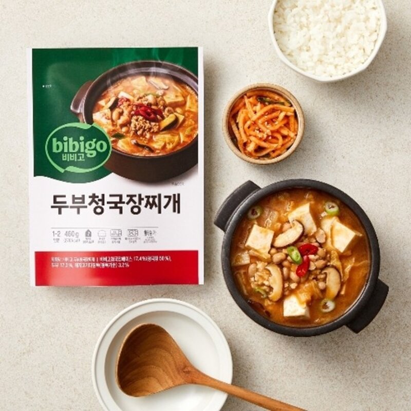 [CJ제일제당] 비비고 두부청국장찌개 460g x 10개, 18개