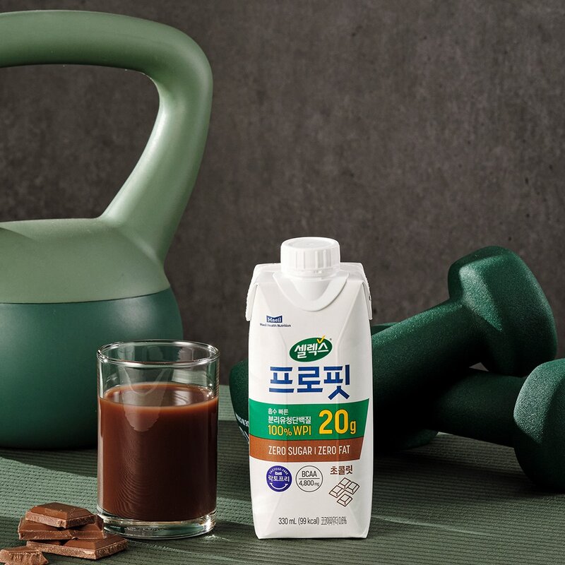 셀렉스 프로핏 웨이프로틴 초콜릿, 330ml, 24개