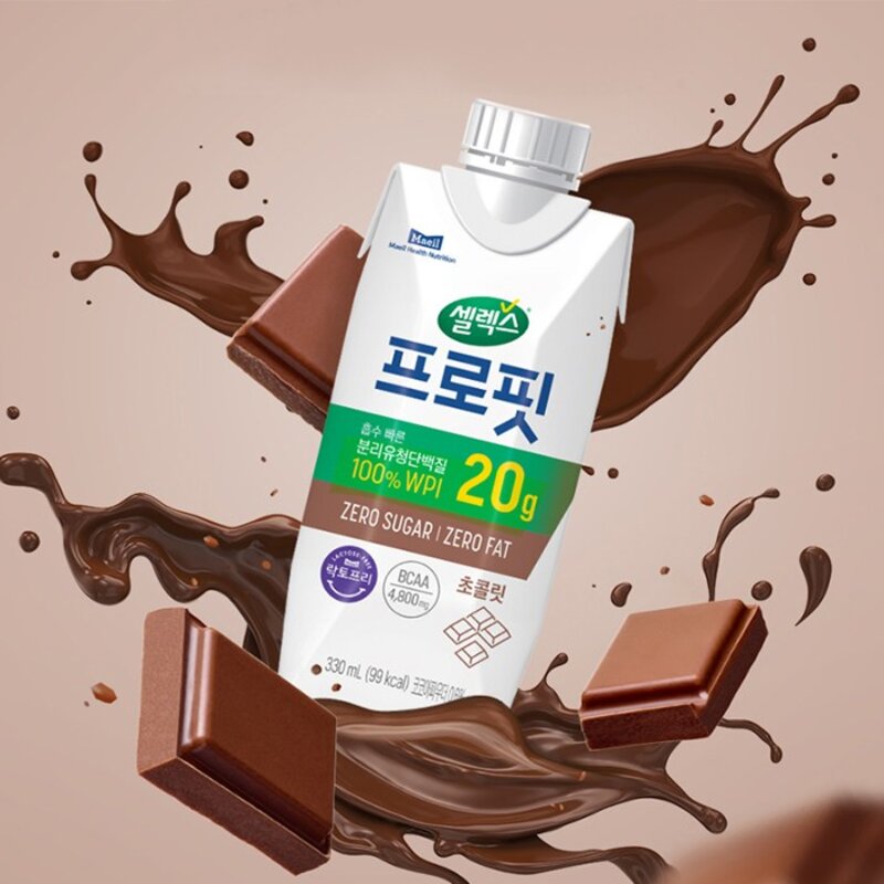 셀렉스 프로핏 웨이프로틴 초콜릿, 330ml, 24개