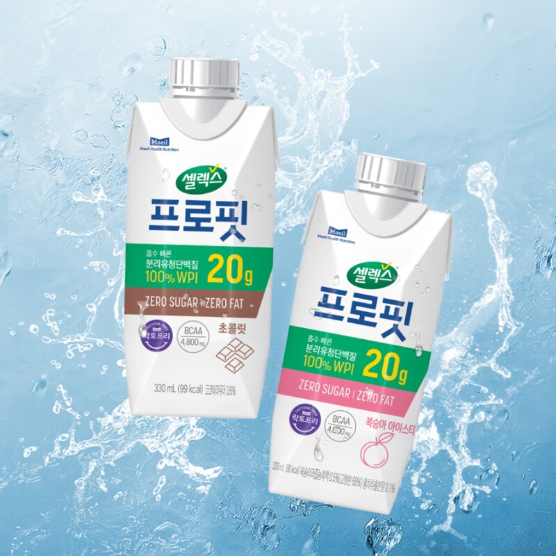 셀렉스 프로핏 웨이프로틴 초콜릿, 330ml, 24개