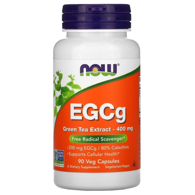 나우푸드 EGCg 녹차 추출물 400mg 베지 캡슐, 1개, 360회분