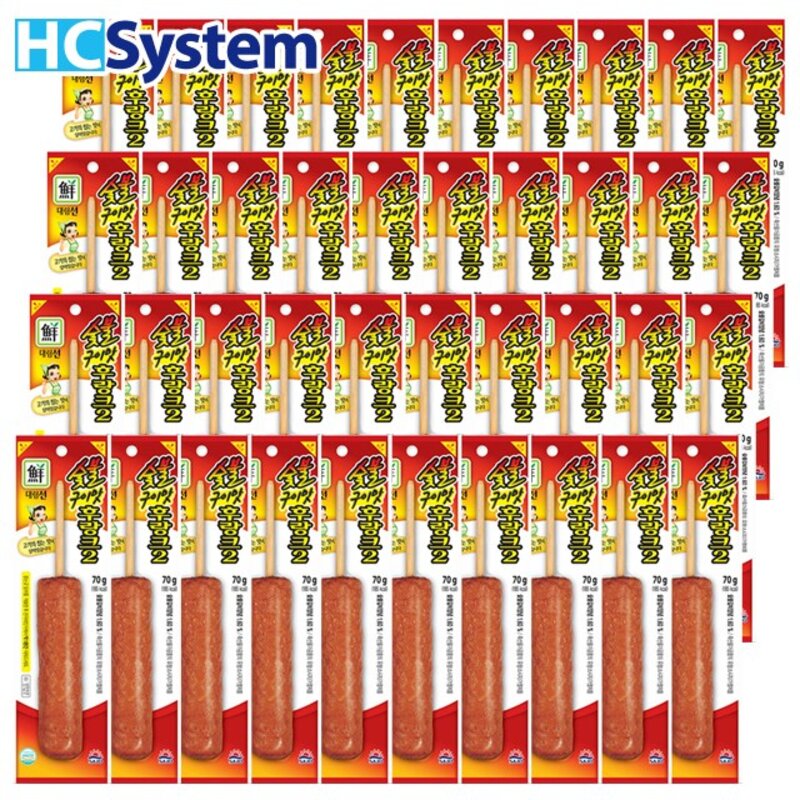 사조 대림선 숯불구이맛 후랑크 70g, 40개