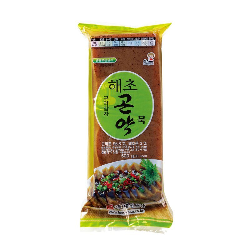 [명절 기획전] 대신물산 해초묵곤약 500g, 2개