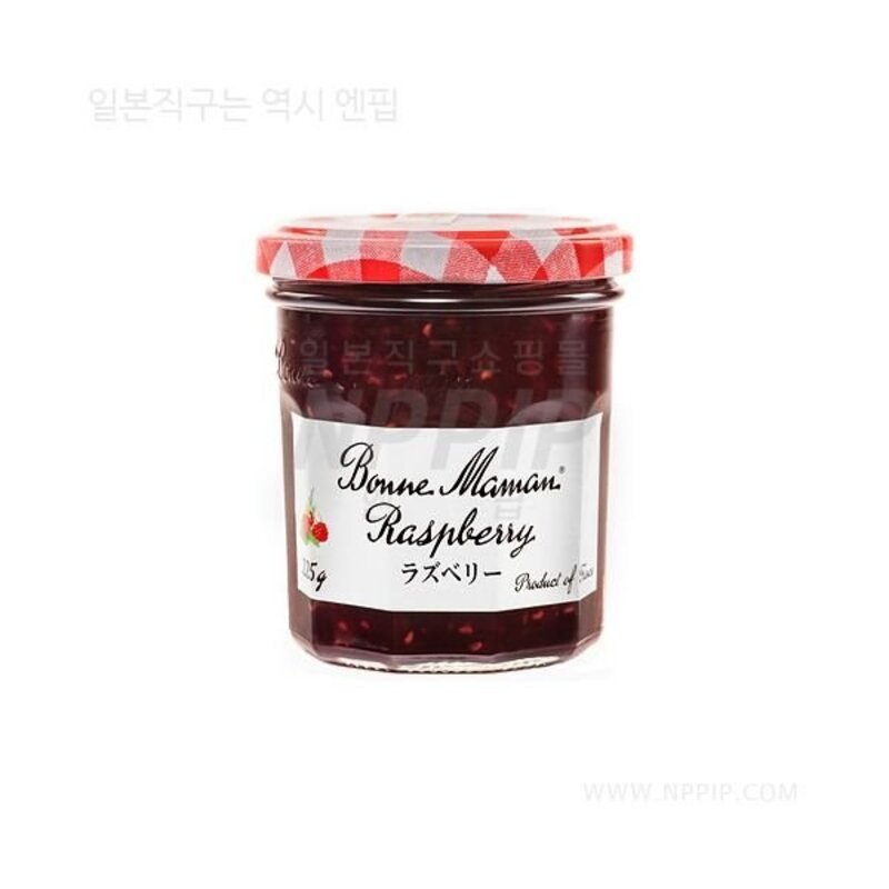 Bonne Maman 일본직구 보누마 맨 라즈베리 잼 225g