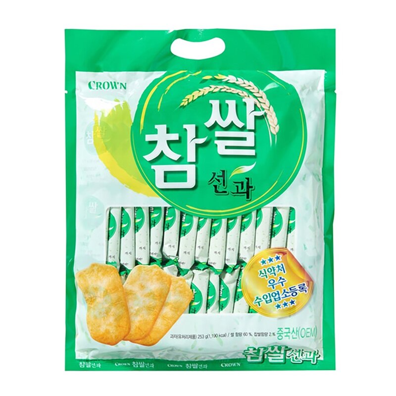 참쌀설병270g x4개 / 어린이집 간식 쌀과자 최신제조 당일발송, 4개