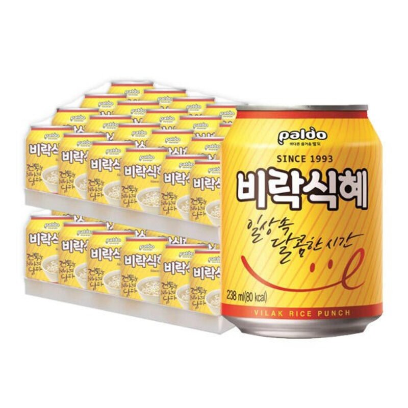 팔도 비락식혜 238ml x 24캔, 24개