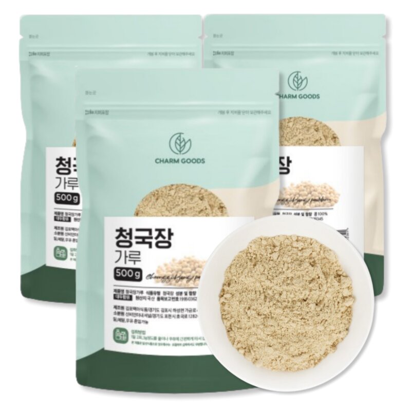 국내산 100% 청국장 분말 가루 500g, 1개