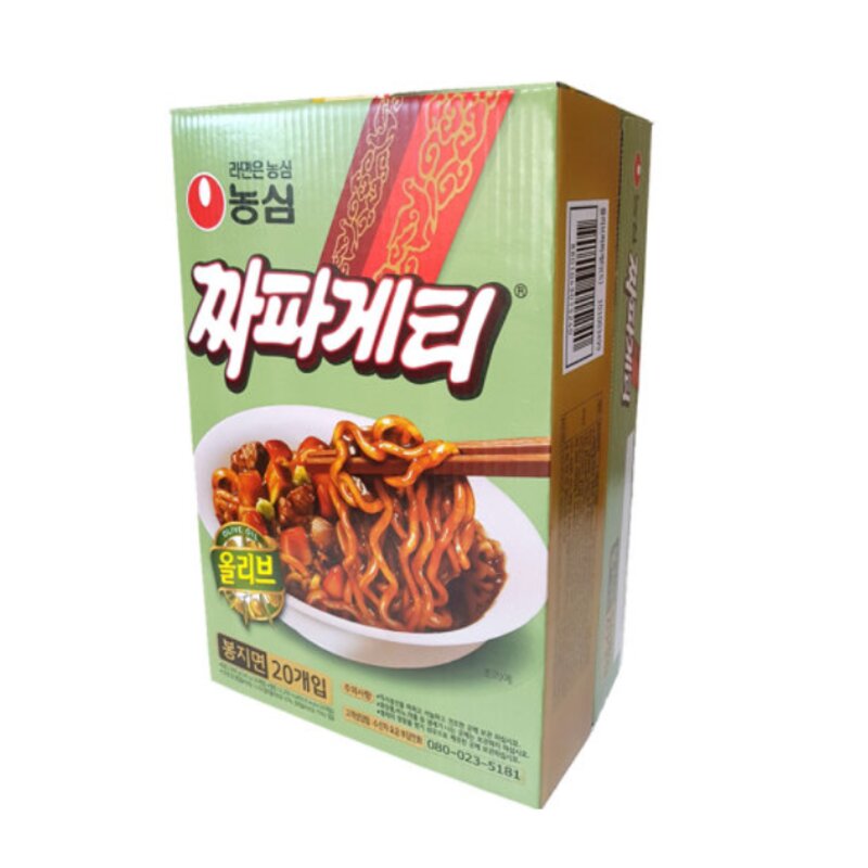 농심 올리브 짜파게티 140g x 20입, 20개