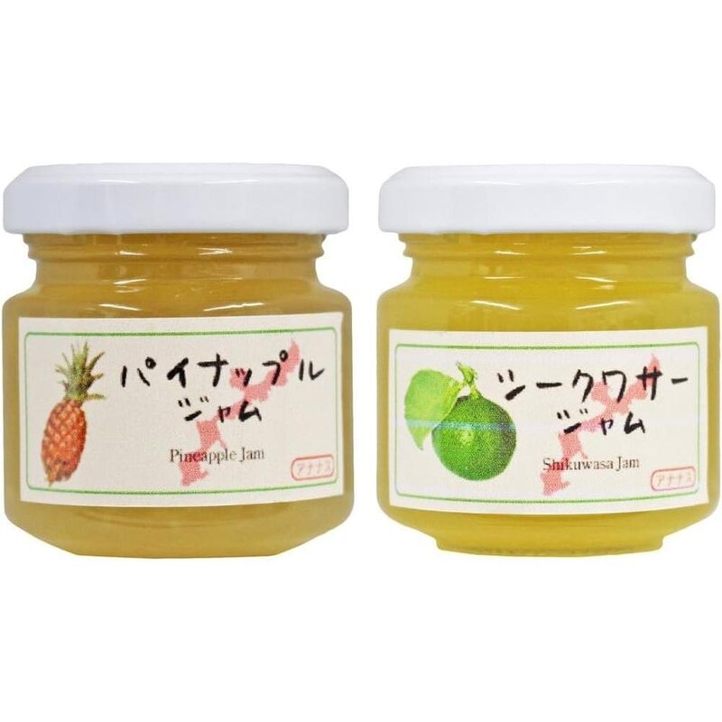 Ananas Foods 일본직구 아나나스 식품 파인애플 잼 1.8온스(50g) 시쿠와사, 사이즈, 50g, 1개