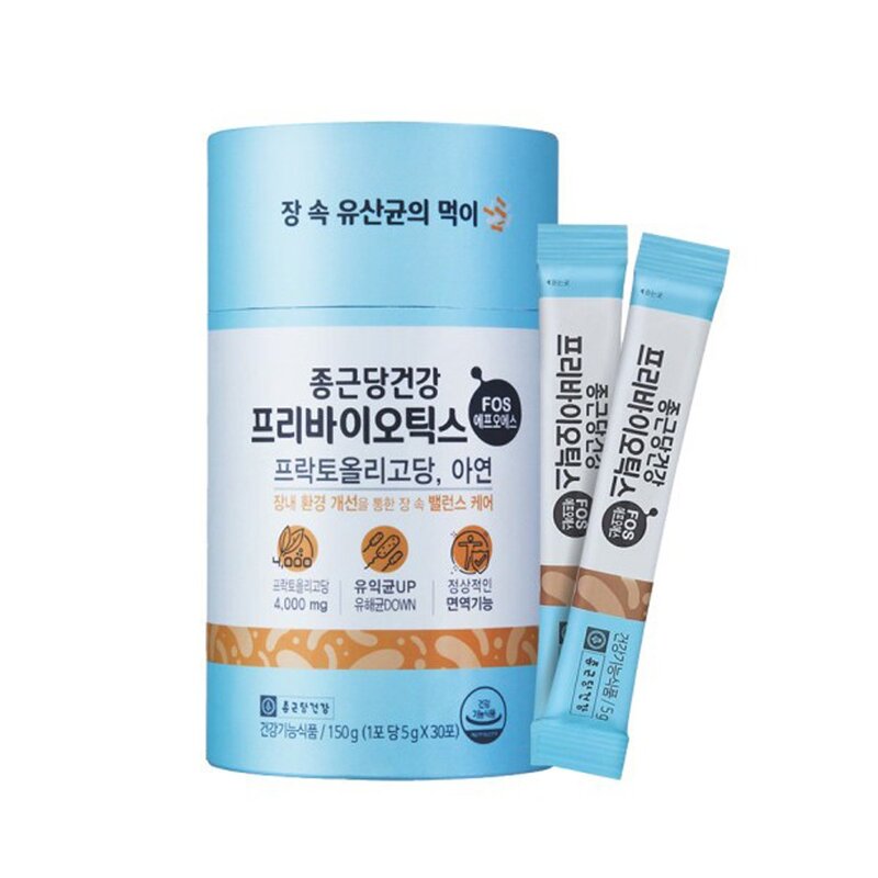 종근당건강 프리바이오틱스 FOS 에프오에스 5g 30포 3개, 150g