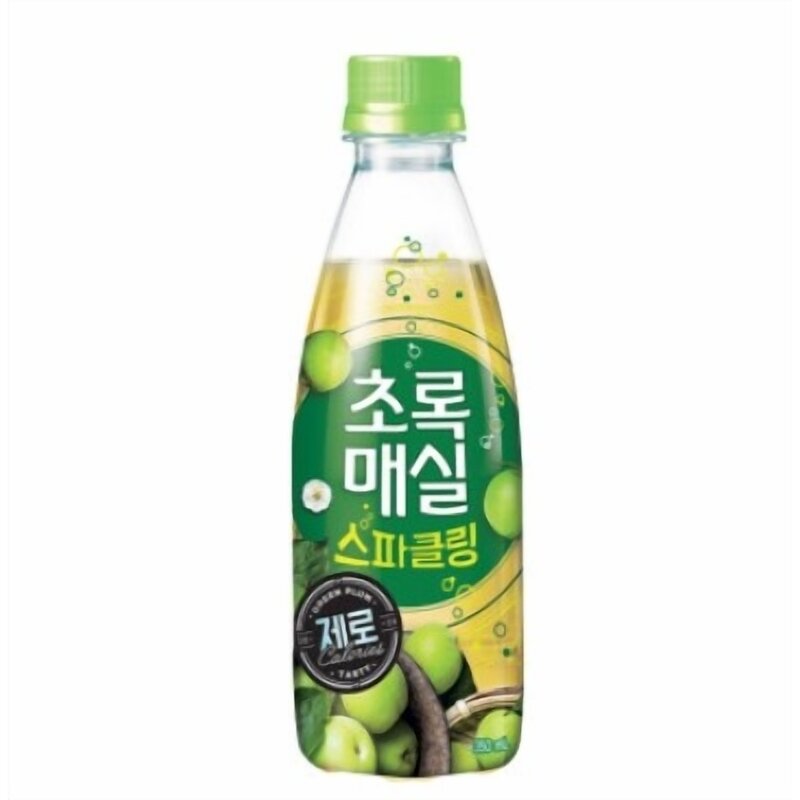 초록매실 스파클링 제로, 20개, 350ml