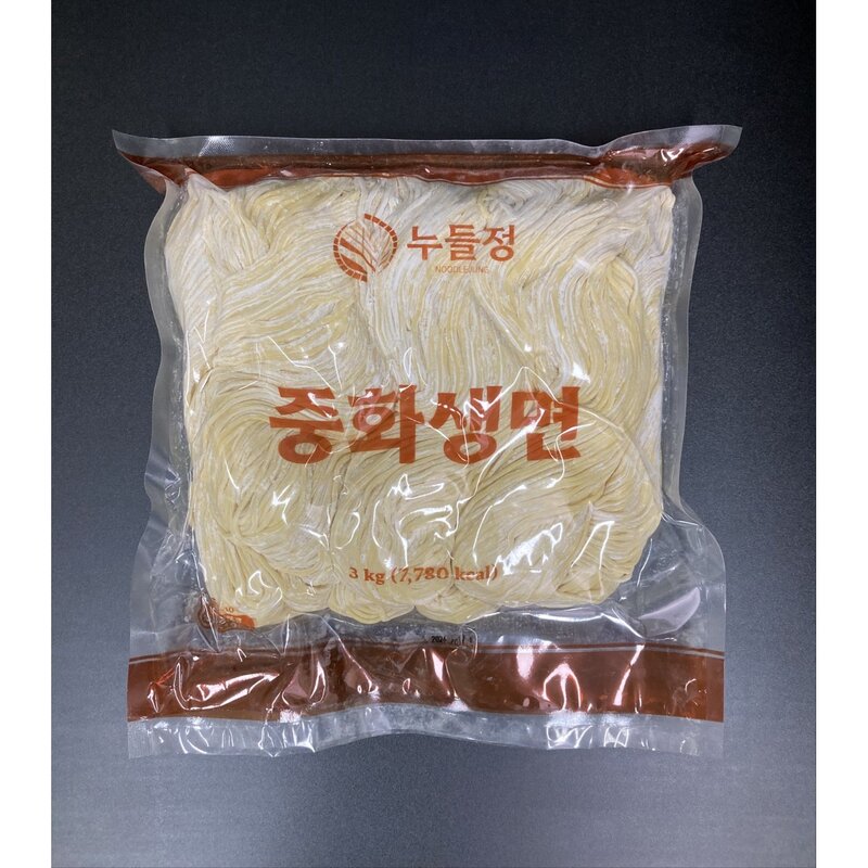 HACCP_누들정 중화생면 3kg 15인분 가락면 중화면, 1개