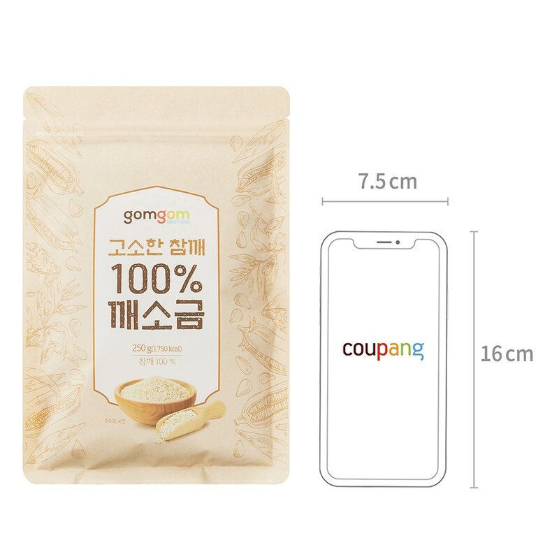 곰곰 고소한 참깨 100% 깨소금, 250g, 1개