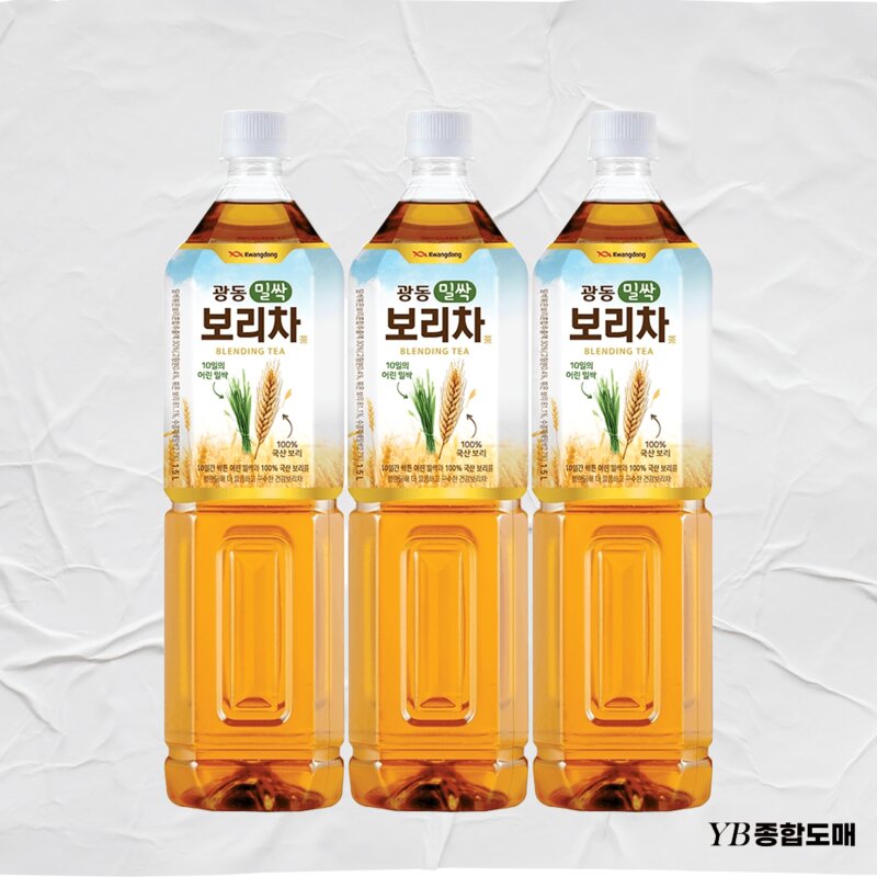 밀싹보리차 보리음료, 1.5L 12PET, 12개, 1.5l