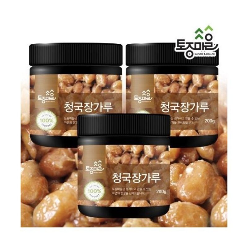 토종마을국산 청국장가루 200g X 3통, 3개