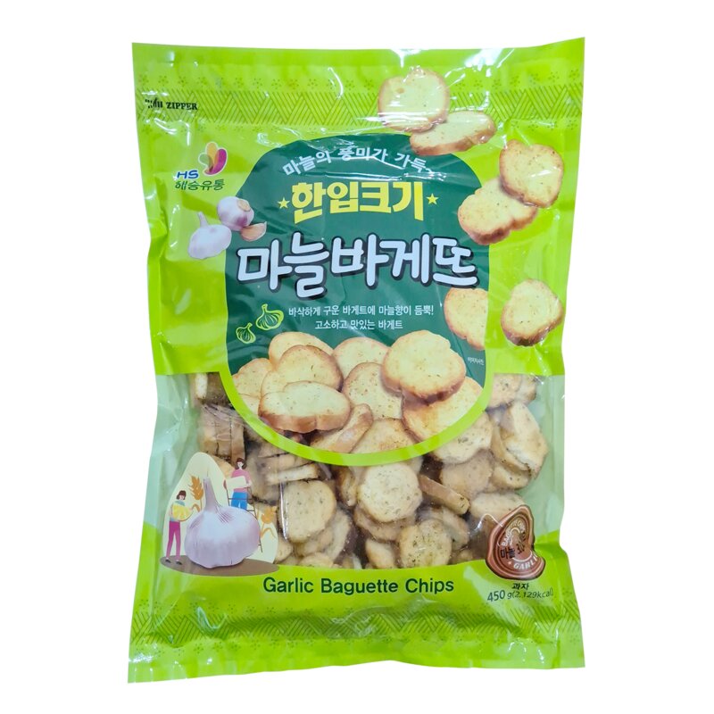 한입크기 마늘바게뜨, 1개, 450g