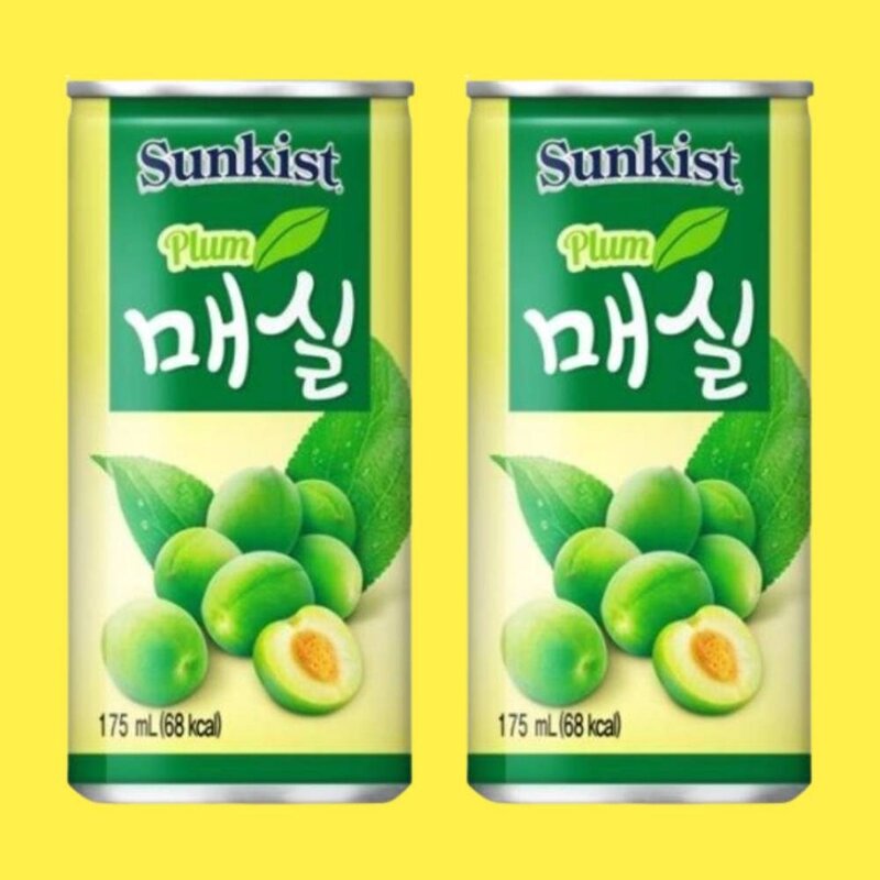 썬키스트 매실 175ml 60캔, 60개