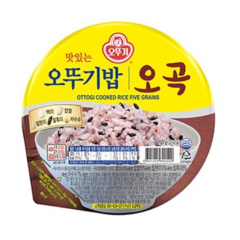 맛있는 오뚜기밥 오곡, 210g, 3개