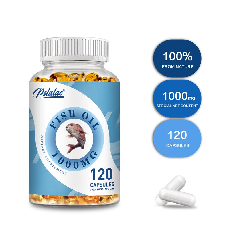 Pslalae 피쉬 오일 1000mg EPA340mg DHA220mg, 60정, 1개