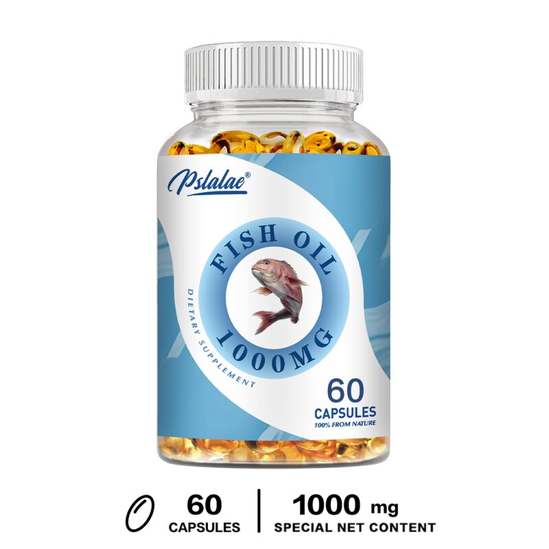 Pslalae 피쉬 오일 1000mg EPA340mg DHA220mg, 60정, 1개