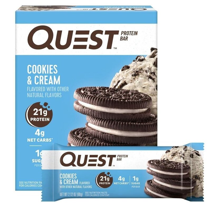 Quest Nutrition Protein Bar 1, Cookies And Cream