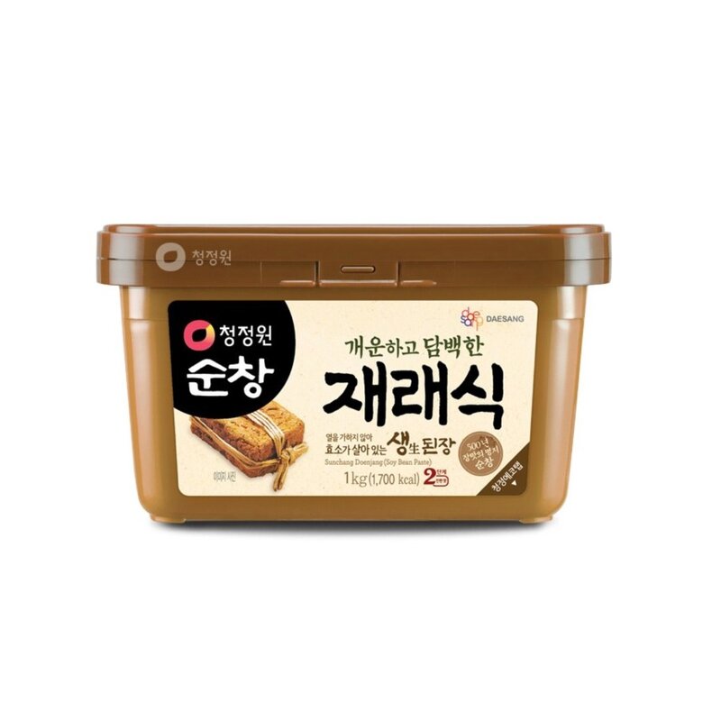 청정원순창 개운하고 담백한 재래식 생된장, 700g, 1개