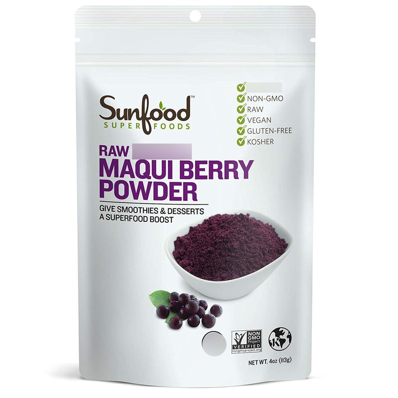 Sunfood 무가공 마키베리 분말 227g 가루 파우더 maqui berry power, 1개