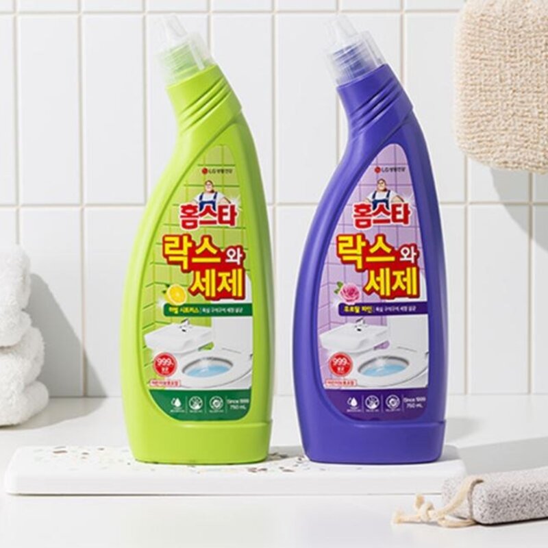 홈스타 락스와세제 후로랄파인, 750ml, 2개