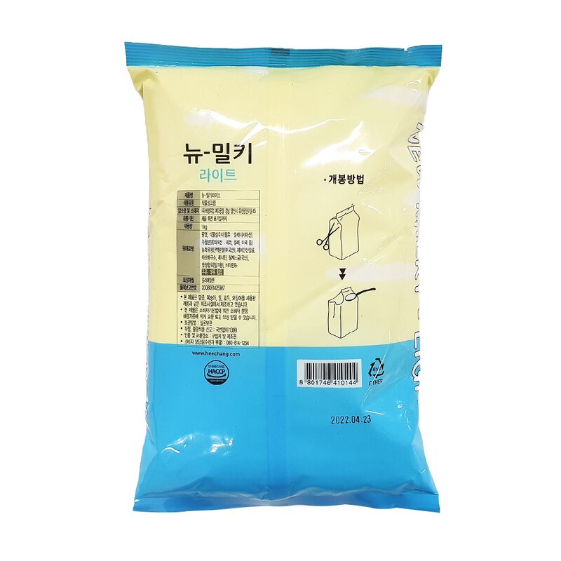 희창유업 뉴밀키 전지분유 1kg, 1개