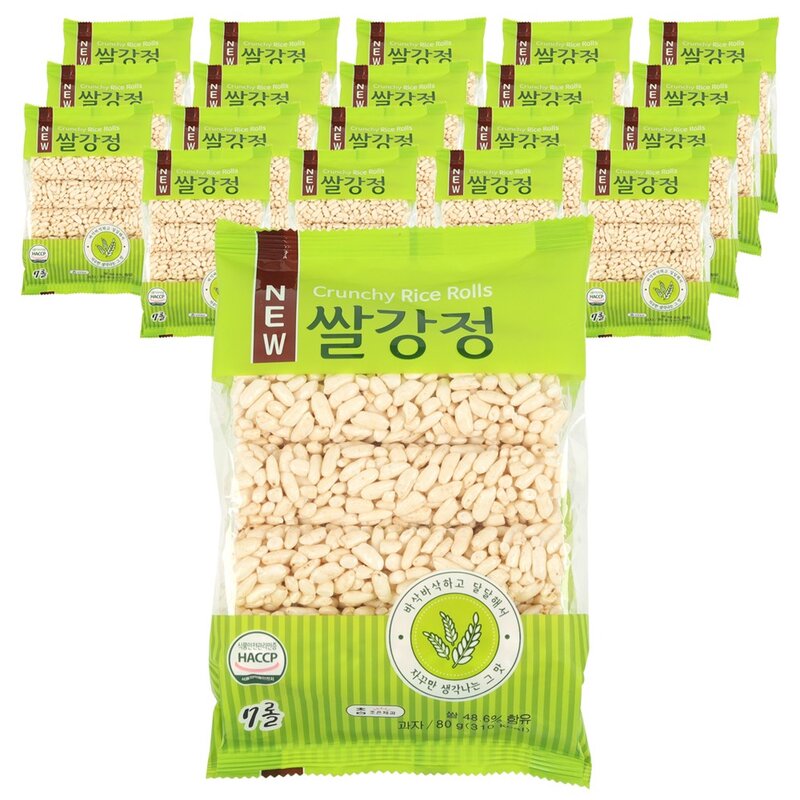 조은제과 쌀강정, 80g, 3개