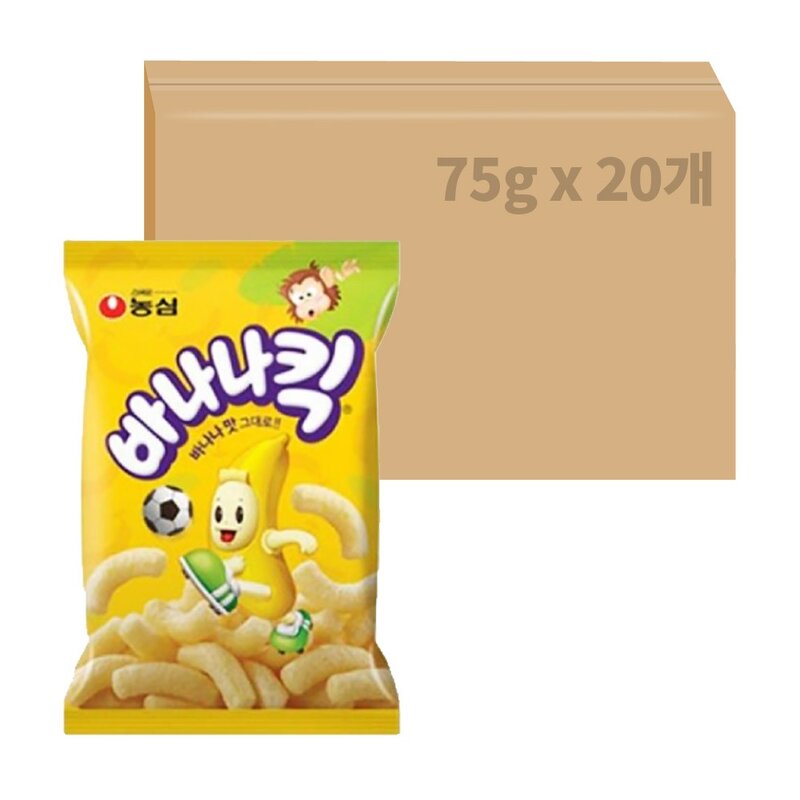 바나나킥, 75g, 20개