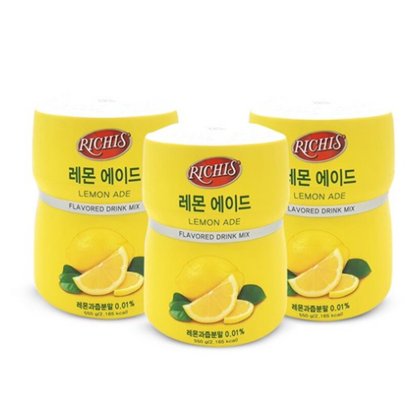 리치스 레몬 에이드 분말, 550g, 1개입, 4개