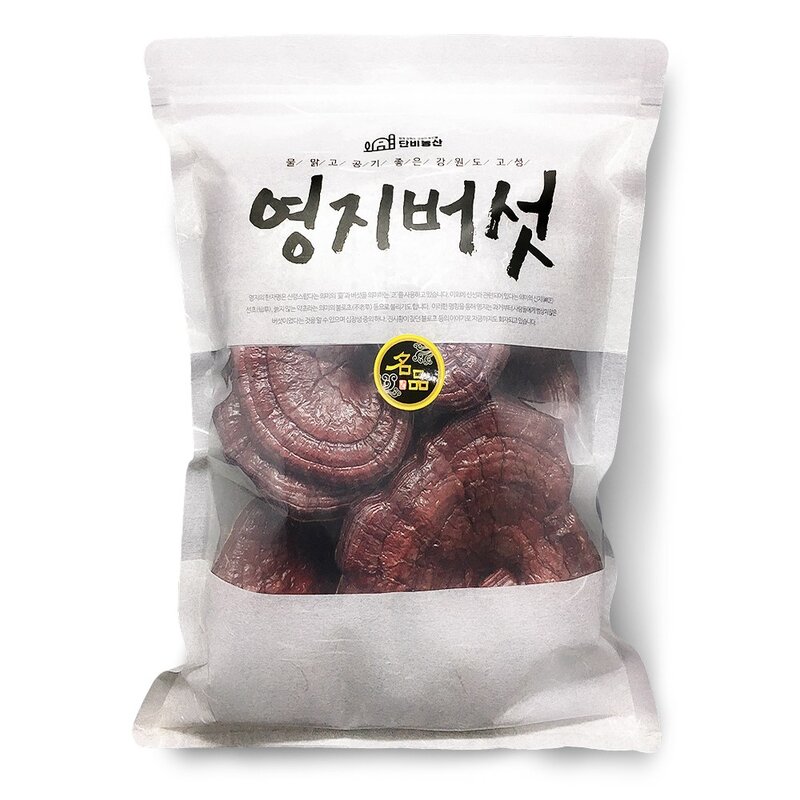 단비농산 국산 영지버섯 (강원도 고성 국산100%) 지퍼백포장, 1kg, 1개