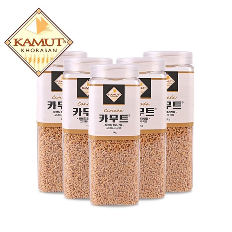 고대곡물 카무트 호라산밀 1kgx3개 (용기), 1kg, 3개