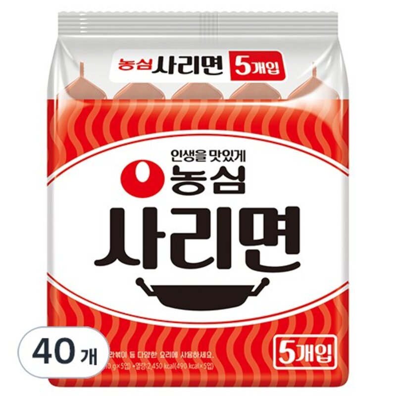 농심 사리면 110g, 20개