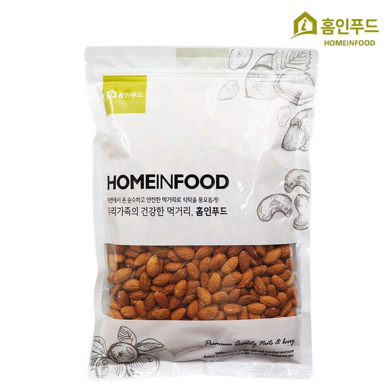 홈인푸드 볶음아몬드 1kg, 1개