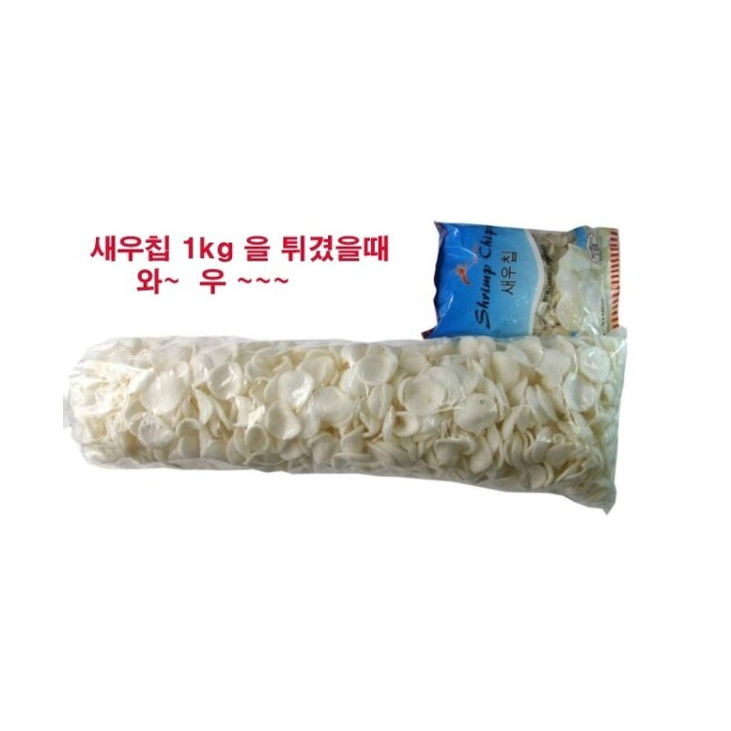 링스코리아 링스 새우칩 안주 스낵 과자, 1kg, 2개