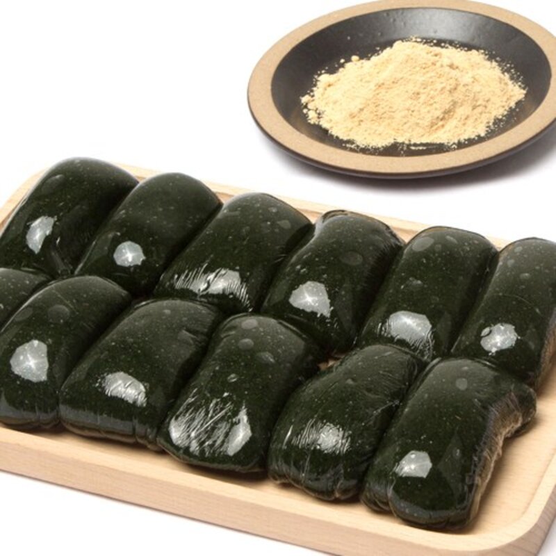 진맛 쑥 떡 (콩가루 포함), 1kg, 1개