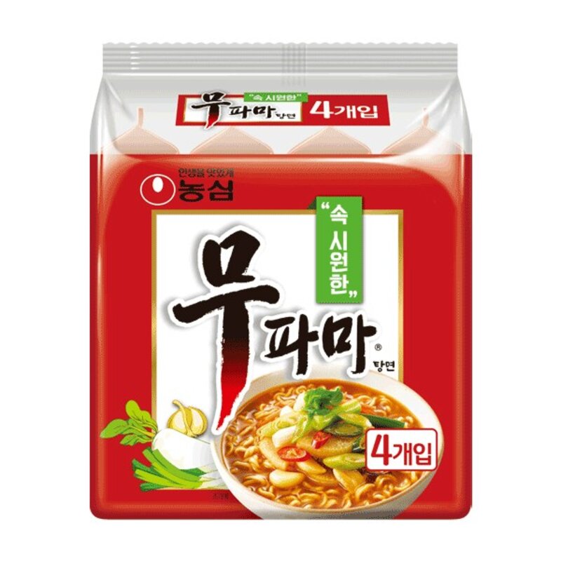 무파마탕면 122g, 4개