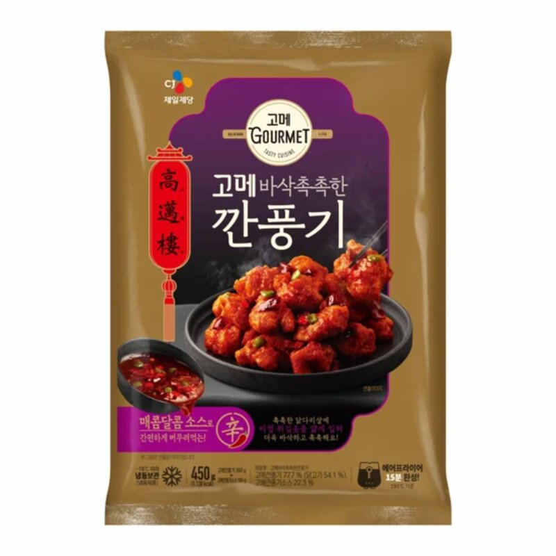 CJ제일제당 고메 바삭촉촉한 깐풍기 450g x 2개