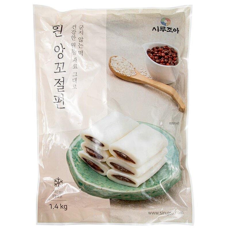 시루조아 굳지않는 흰 앙꼬절편 (냉동), 1.4kg, 1개