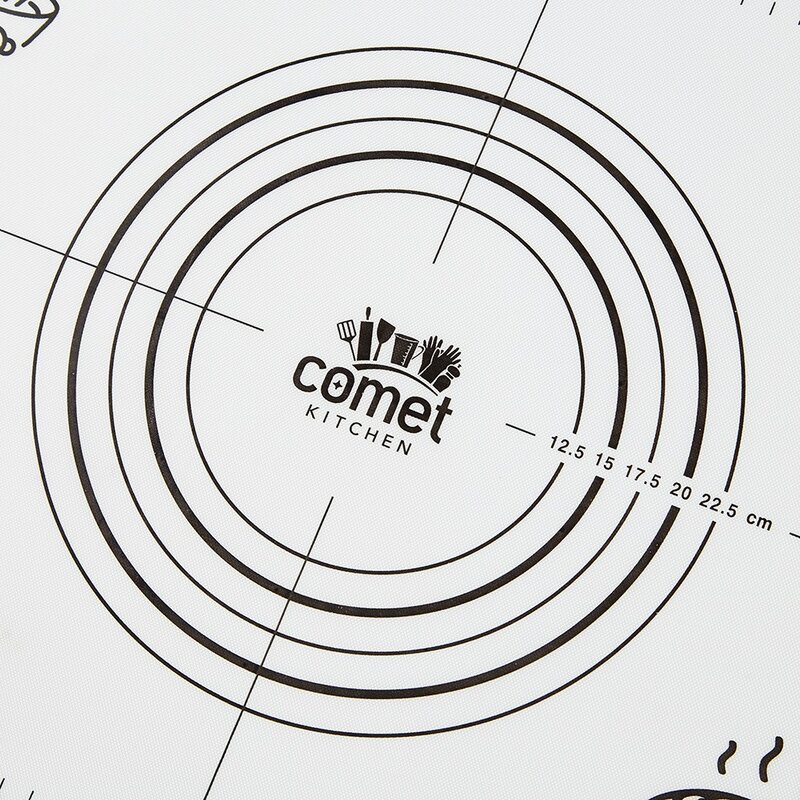 코멧 키친 실리콘 베이킹 작업매트, 1개