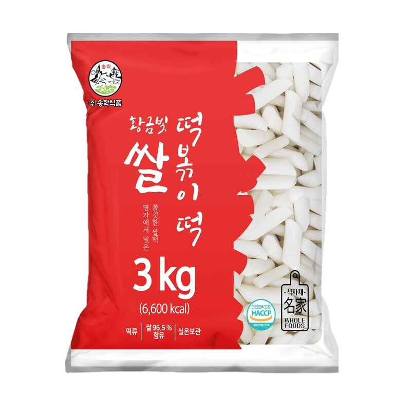 황금빛 쌀떡볶이 3kg x 4 개 (약 80인분) _대용량, 4개