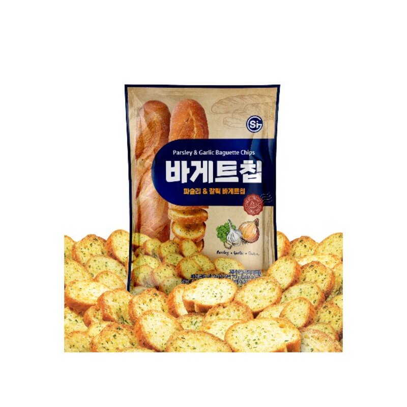 SI 바게트칩 파슬리&갈릭 400g, 2개