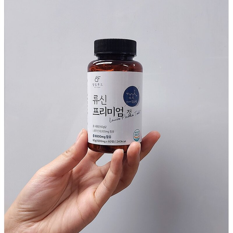 [빌립푸드] 류신 단백질 프리미엄 6 000mg, 60정, 3개