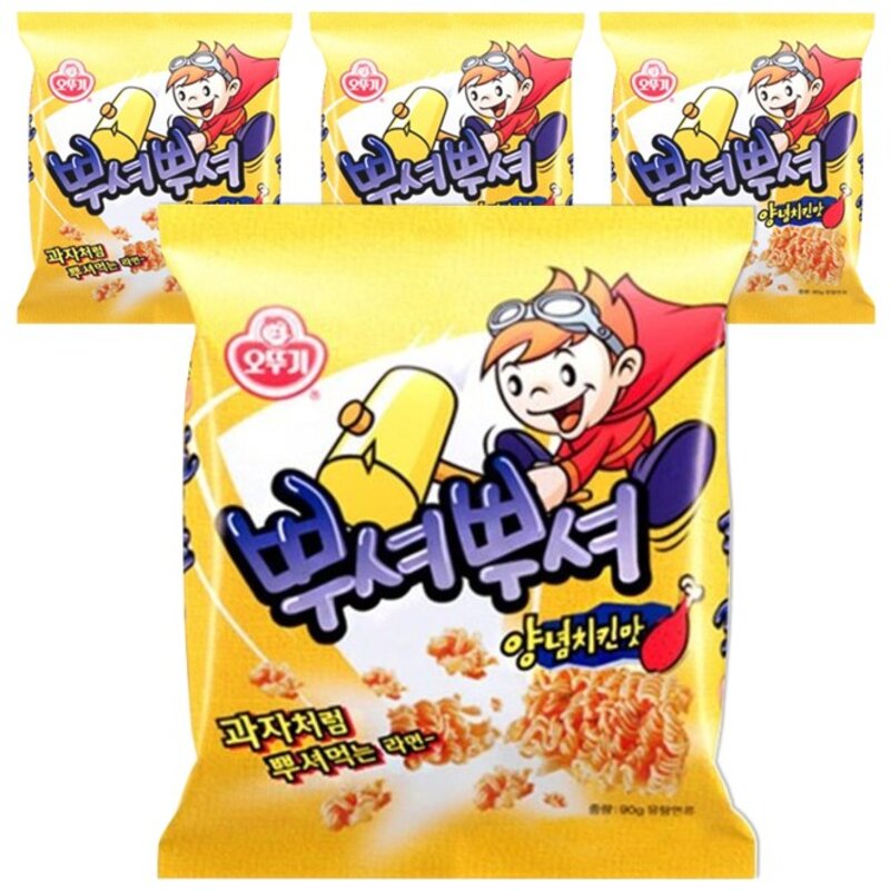 오뚜기 뿌셔뿌셔 양념치킨맛, 90g, 24개