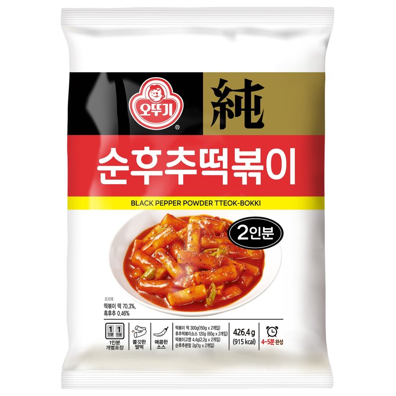 오뚜기 순후추 떡볶이, 426.4g, 2개